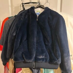 Banana Republic faux fur coat jacket